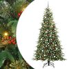 vidaXL Kunstmatige Inklapbare Kerstboom Groen 240 cm PE en PVC