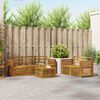 vidaXL Sofa-Sets 6 pcs Naturel Massief Acaciahout