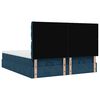vidaXL Ottoman bed met matrassen en LED's 180x200cm fluweel