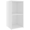 vidaXL Tv-meubelen 2 st 72x35x36,5 cm bewerkt houthoogglans wit