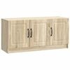 vidaXL TV-kast Sonoma Eiken 99 x 34,5 x 47 cm Bewerkt hout