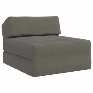 vidaXL Vouwbare Bankbed Lichtgrijs 60 x 70 x 41 cm Stof