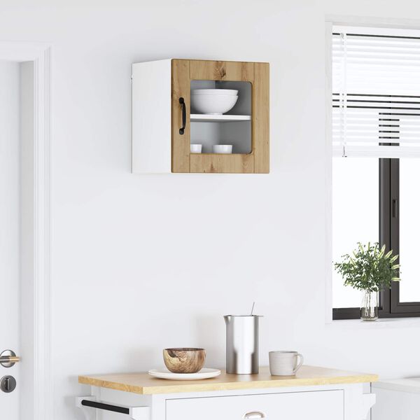 vidaXL Keukenkast met plank Artisan Eiken 40 x 31 x 40 cm Bewerkt hout