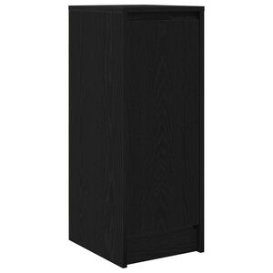 vidaXL Dressoir 29,5x34x76 cm spaanplaat zwart eikenkleurig
