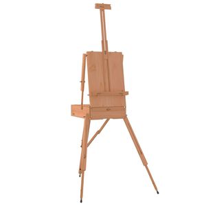 vidaXL Schildersezel 81x121x173 cm massief beukenhout