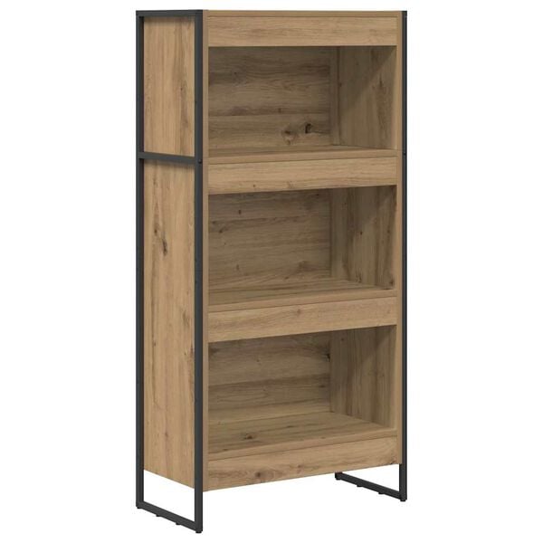 vidaXL Boekenkast Ambachtelijk eiken 80 x 30 x 155 cm Bewerkt hout