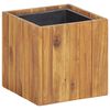 vidaXL Plantenbak verhoogd 24,5x24,5x25 cm massief acaciahout