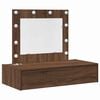 vidaXL Plafondtafel Bruin 83 x 40 x 70 cm Bewerkt hout