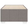 vidaXL Bedframe zonder matras 90x190 cm stof taupe