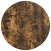 vidaXL Tafelblad &Oslash; 70 x 1,5 cm Rond Bewerkt hout Gerookt eiken