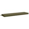 vidaXL Bankkussen SOEST 100% Polyester Olijfgroen 150 x 40 x 8 cm