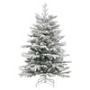 vidaXL Kunstmatige Inklapbare Kerstboom Wit 150 cm PE en PVC