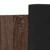 vidaXL Bedframe met hoofdbord en LED bruin eikenkleur 75x190 cm