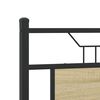 vidaXL Bedframe zonder matras hout sonoma eikenkleurig 140x190 cm
