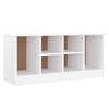 vidaXL Schoenenbankje ALTA 100x35x45 cm massief grenenhout wit
