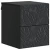 vidaXL Wandbeugel Bedkast Zwart 34,5 x 33 x 40 cm Bewerkt hout