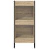 vidaXL Boekenkast Sonoma 80 x 30 x 155 cm Bewerkt hout