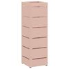 vidaXL Regen paraplu standaard Roze 15,5 x 15,5 x 49 cm Staal