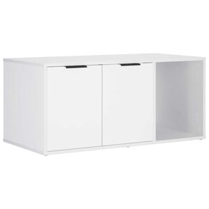vidaXL Kattenkrat meubel Wit 100 x 49 x 45 cm Bewerkt hout