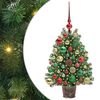 vidaXL Kunstkerstboom met 150 LED met standaard Groen 75 cm PE en PVC