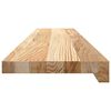 vidaXL Vensterbanken 2 st onbehandeld 100x20x2 cm massief eikenhout
