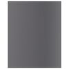 vidaXL Wandschappen 8 st 40x50x1,5 cm bewerkt hout hoogglans grijs
