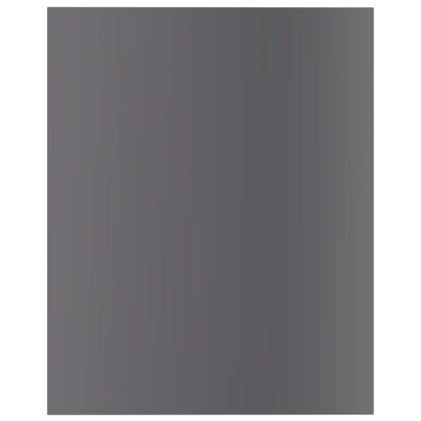 vidaXL Wandschappen 8 st 40x50x1,5 cm bewerkt hout hoogglans grijs