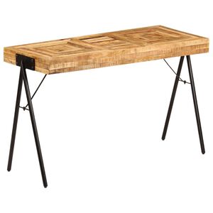 vidaXL Schrijftafel 118x50x75 cm massief mangohout