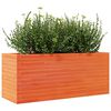 vidaXL Plantenbak 110x40x45,5 cm massief grenenhout wasbruin