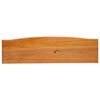 vidaXL Wandtafel met lade Naturel 115 x 32 x 76 cm Massief Mahoniehout