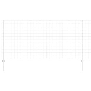 vidaXL Euro-hek met palen 10 x 1,2 m Gegalvaniseerd staal Mesh