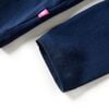 Kindershirt met lange mouwen 104 marineblauw