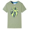 Kindershirt 104 lichtkakikleurig
