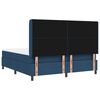 vidaXL Boxspring bed met matras met hoofdeinde Blauw 180 x 200 cm Stof