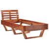 vidaXL Bedframe massief acaciahout 100x200 cm