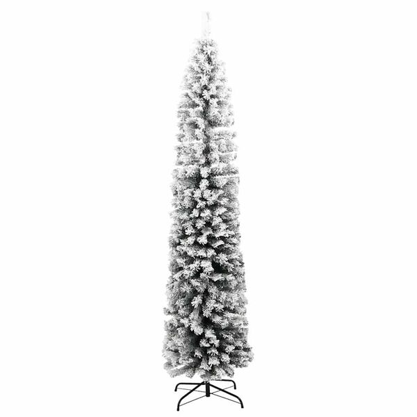 vidaXL Kunstkerstboom Groen 180 cm PVC en Staal en Kunststof