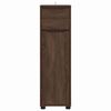 vidaXL Badkamer Kast Bruin Eiken 30,5 x 30 x 101 cm Bewerkt hout