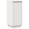 vidaXL Dressoir 31,5x34x75 cm massief grenenhout wit