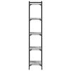 vidaXL Boekenkast 5-laags 40x30x154 cm bewerkt hout grijs sonoma eiken