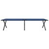 vidaXL Opvouwbaar Camping Bed 2 pcs Blauw 210 x 80 x 46 cm Oxford stof