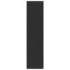 vidaXL Kledingkast 100x50x200 cm bewerkt hout zwart
