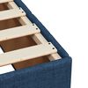 vidaXL Bedframe zonder matras 120x200 cm stof blauw