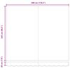 vidaXL Luifel handmatig uittrekbaar 300x250 cm bruin