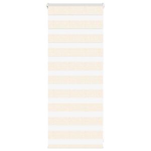 vidaXL Zebra rolgordijn 65x100 cm stofbreedte 60,9 cm marmerbeige