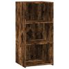 vidaXL Dressoir 45x41x93 cm bewerkt hout gerookt eikenkleurig