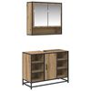 vidaXL Badkamermeubelset 2 st Artisan Eiken 80 x 33 x 60 cm