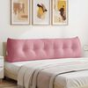 vidaXL Rugkussen Roze 180 x 24 x 50 cm Fluweel