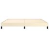vidaXL Bedframe kunstleer crèmekleurig 200x200 cm