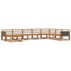 vidaXL Buiten bankenset 8 pcs Naturel Massief Acaciahout