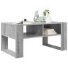 vidaXL Salontafel met opslag Grijs Sonoma 92 x 53 x 45 cm Bewerkt hout